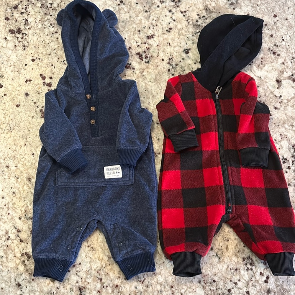 Hooded onesies